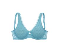 Minimizer-BH NUANCE Gr. 75, Cup C, blau (türkis) Damen BHs Bügel-BHs mit Bügel aus feiner, graphischer Spitze (97731557-75) türkis