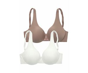 NUANCE Packung: T-Shirt-BH (2 Stck.) beige, Größe 100