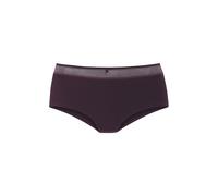 Panty NUANCE, Damen, Gr. 52/54, lila (aubergine), Microtouch, Obermaterial: 85% Polyamid, 15% Elasthan, figurbetont, Unterhosen Panty, mit feiner Zierschleife und Schmuckaccessoire (28615808-52) auber
