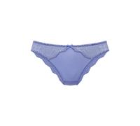 Tanga NUANCE "Vivianna", Damen, Gr. 40/42, kornblumenblau, Microfaser, Obermaterial: 88% Polyamid, 12% Elasthan, figurbetont, Unterhosen Tanga, mit feinen Spitzen-Details (32254248-40) kornblumenblau