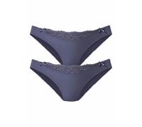 NUANCE Slip Damen 2xblaugrau Gr.40/42