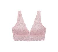 Bralette-BH NUANCE BY LASCANA "BH ohne Bügel, bügelloser BH, Soft-BH, Longline-BH, Spitzen-BH", Damen, Gr. 85, Cup C, rosa (altrosa), Microtouch, Obermaterial: 86% Polyamid, 14% Elasthan, BHs, sexy De