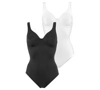 NUANCE T-Shirt-Body Damen schwarz+weiß Gr.90 Cup D