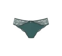 Tanga NUANCE "Vivianna", Damen, Gr. 32/34, grün (tannengrün), Microfaser, Spitze, Obermaterial: 88% Polyamid, 12% Elasthan, figurbetont, Unterhosen, mit feinen Spitzen-Details (77520242-32) tannengrün