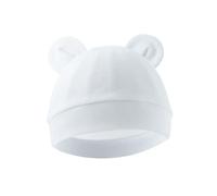 nuanzhiyuan Weiche und atmungsaktive Baby-Mütze für Neugeborene, Baumwolle, für 0 bis 3 Monate, bequeme Babyhaube, modische Kopfbedeckung