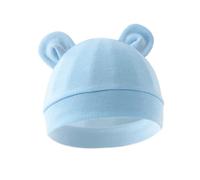 nuanzhiyuan Weiche und atmungsaktive Baby-Mütze für Neugeborene, Baumwolle, für 0 bis 3 Monate, bequeme Babyhaube, modische Kopfbedeckung
