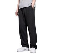 Nuaoxyeu Black W ngebote Jogginghose Herren Baggy Sweatpants Elastische Taille Jogging Hose Mit Taschen Casual Jogpants Mit Kordelzug Sporthose Herren Lang Jogger Herren