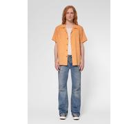 Nudie Jeans Arvid 50s Hawaii Shirt Ochre Größe: L | Casual hemden Outlet | Herren | Braun