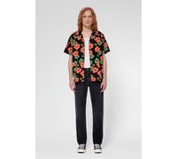 Nudie Jeans Arvid Flower Hawaii Shirt Black Größe: S | Casual hemden Outlet | Herren | Schwarz