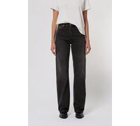 Nudie Jeans Clean Eileen Shimmering Black Größe: W24L34 | Straight Jeans Outlet | Damen | Schwarz