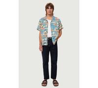 Nudie Jeans Hemd Arvid Hawaii Blau S