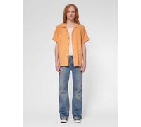 Nudie Jeans Hemd Arvid Hawaii Roche (Orange) S