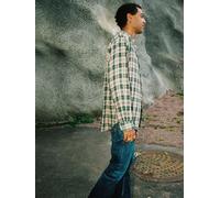 Nudie Jeans Herren Hemd - Julian Farmers Check Shirt Racing Green (Grün) L