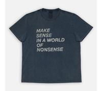 Nudie Jeans Herren T-Shirt "Roy" Make Sense - Blue S