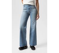 Nudie Jeans Holly Flare Light Denim Pants Größe: W34L30 | Ausgestellte Hosen Outlet | Damen | Blau