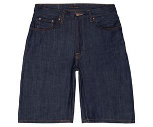 Nudie Jeans Jeans-Shorts Zeb Dry Streaky Dark Blue W32