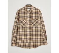 Nudie Jeans Julian Checked Worker Shirt Brown Braun L