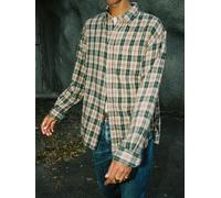 Nudie Jeans Julian Checked Farmers Shirt Racing Green Grün S