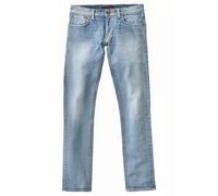 Nudie Jeans Long John Clean Stone Indigo Größe: W24L30 | Straight Jeans Outlet | Herren | Blau