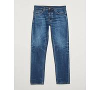 Nudie Jeans Solid Ollie Jeans Life Tracks Blau W36L34
