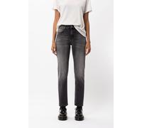 Nudie Jeans Straight Sally Midnight Rumble Grey Black Größe: W29L34 | Straight Jeans Outlet | Damen | Schwarz