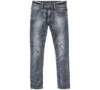 Nudie Jeans Tight Terry Worn Repaired Blue Größe: W27L34 | Slim Jeans Outlet | Herren | Blau