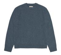 Nudie Jeans Woll-Strickpullover August Bluemelange M