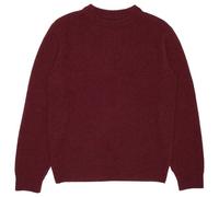 Nudie Jeans Woll-Strickpullover August Burgundy M
