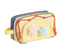 Nudorpn Ästhetisches Stifteetui | Tragbare Stiftetasche in Kontrastfarben - Must-Haves Stiftemäppchen Großes Fassungsvermögen Organisation | Must-Haves Für Kinder Mädchen Back to School Klassenzimmer