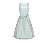 Nübler Dirndl midi Damen - 2 teilig inkl. Kleid und Dirndl Schürze, Rocklänge 60cm - Moderne bayrische Tracht, Kaja in Eisminze