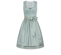 Nübler Dirndl mini Damen - 2 teilig inkl. Kleid und Dirndl Schürze, Rocklänge 60cm - Moderne bayrische Tracht, Gerlinde Aqua, Größe:34