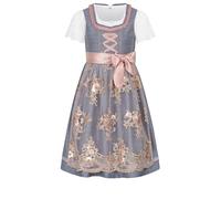 Nübler Kinderdirndl Gerhild in Rauchblau, Größe:128