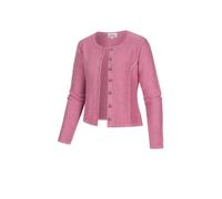Strickjacke NÜBLER "Strickjacke Amira", Damen, Gr. S, rosa, Obermaterial: 50% Baumwolle CO. 50% Polyacryl PAN., Strickjacken Strickjacke (54495062-S) rosa