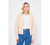 Nümph - Bekleidung NURIETTE RIB OPEN CARDIGAN - beige - Größe M