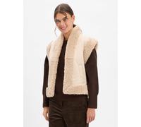 Nümph Kunstfell-Weste Damen beige, 38