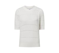 Nümph Kurzarm-Pullover Damen ecru, L