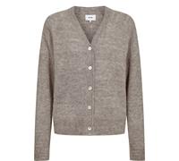 Nümph Strickjacke mit Alpaka- und Wollanteil Damen taupe, XS/S