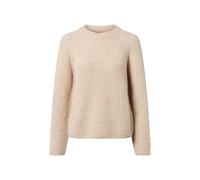 Nümph Strickpullover mit Alpaka-Anteil Damen beige, XS