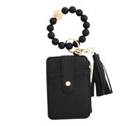 Nuhjytgf PU-Leder Böhmische Kartenhalter, niedliches Armband Kartenetui, schützender böhmischer Kartenhalter, trendiger Karten-Organizer, tragbarer böhmischer Kartenhalter für Bus und Ausweiskarten,