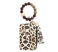 Nuhjytgf PU-Leder Böhmische Kartenhalter, niedliches Armband Kartenetui, schützender böhmischer Kartenhalter, trendiger Karten-Organizer, tragbarer böhmischer Kartenhalter für Bus und Ausweiskarten,