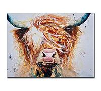 NUISX Reuzstich Stickpackung 11Ct Sticken Set Erwachsene Kreuzstich 40X50Cm Tierische Kuh Diy Stickbilder Vorgedruckt Kreuzstich Für Anfänger Home Decor