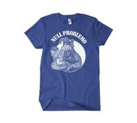 Null Problemo Alf T-Shirt M2, Farbe: Blau, Bekleidungsgröße: M