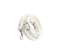 NULYLU 120cm Langer Verstellbarer Pu Leder Schultergurt für Handtaschen mit Hängeverschluss Weiß Modischer Ersatzriemen für Damen Selbstgemacht Umhängetasche