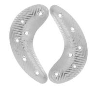 NULYLU Halbmondförmige Metallene Fersenplatten aus Eisen mit Schrauben Verschleißfest und Fersenschutz für Herrenschuhe und Sneaker