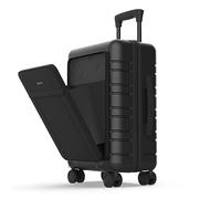 NUMADA - Handgepäck Koffer Trolley PC + ABS (56x37,5x22cm) PackPro T40 mit TSA-Schloss und USB-Aufladung. Hartschalenkoffer mit 4 360-Grad-Rädern, zusätzlicher Verstärkung und Innenfächern | Schwarz