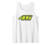 Number 46 - Superbike Racing Number Tank Top, Herren, Weiß, M
