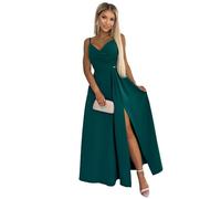 Numoco Abendkleid Chiara Maxikleid Cocktailkleid Partykleid Sommerkleid langes Kleid, grün (DE/NL/SE/PL, Alphanumerisch, XL, Regular, Regular, Grün)