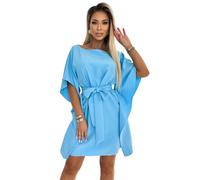 numoco Kleid in Hellblau - Größe S/M | Damen Kleider