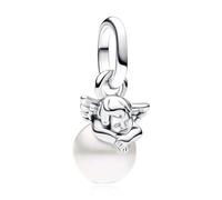 NUNUYAYA Damen Charm Anhänger für Armband 925 Sterling Silber Amor mini Angels Dangle Charms Beads passend für Armband Halskette,Charm Anhänger für Europäischen Armbänder für Frauen Mädchen