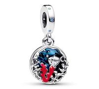 NUNUYAYA Damen Charm Anhänger für Armband 925 Sterling Silber Marine Coral Fish Ocean Charms Beads passend für Armband Halskette,Charm Anhänger für Europäischen Armbänder für Frauen